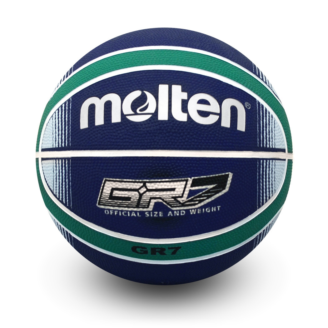 BGRX Premium Rubber Basketball - Blue/Green | Basketball | Molten USA