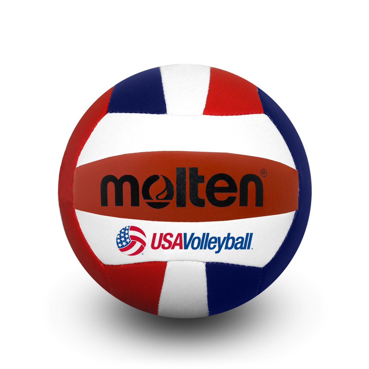 NEW Molten MS500-3 Camp Volleyball Red White Blue  FREE SHIPPING in USA 