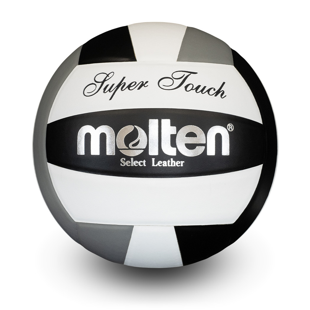 ウッディ Super Touch® Volleyball - Black/Silver | Molten USA