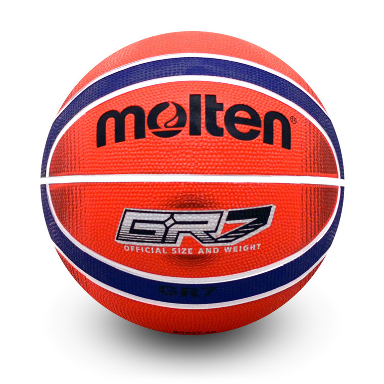 BGRX Premium Rubber Basketball - Red/Blue 