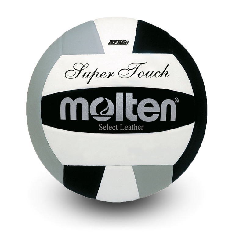 Super Touch® Volleyball- Black/ Silver 