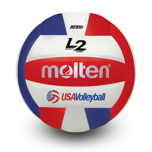 L2 Volleyball Red/White/Blue (USAV Approved) Volleyball Molten USA