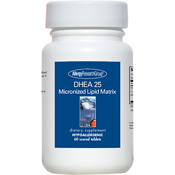 DHEA 25 mg 60 tabs by Allergy Research Group - Clinical Nutrition Centers