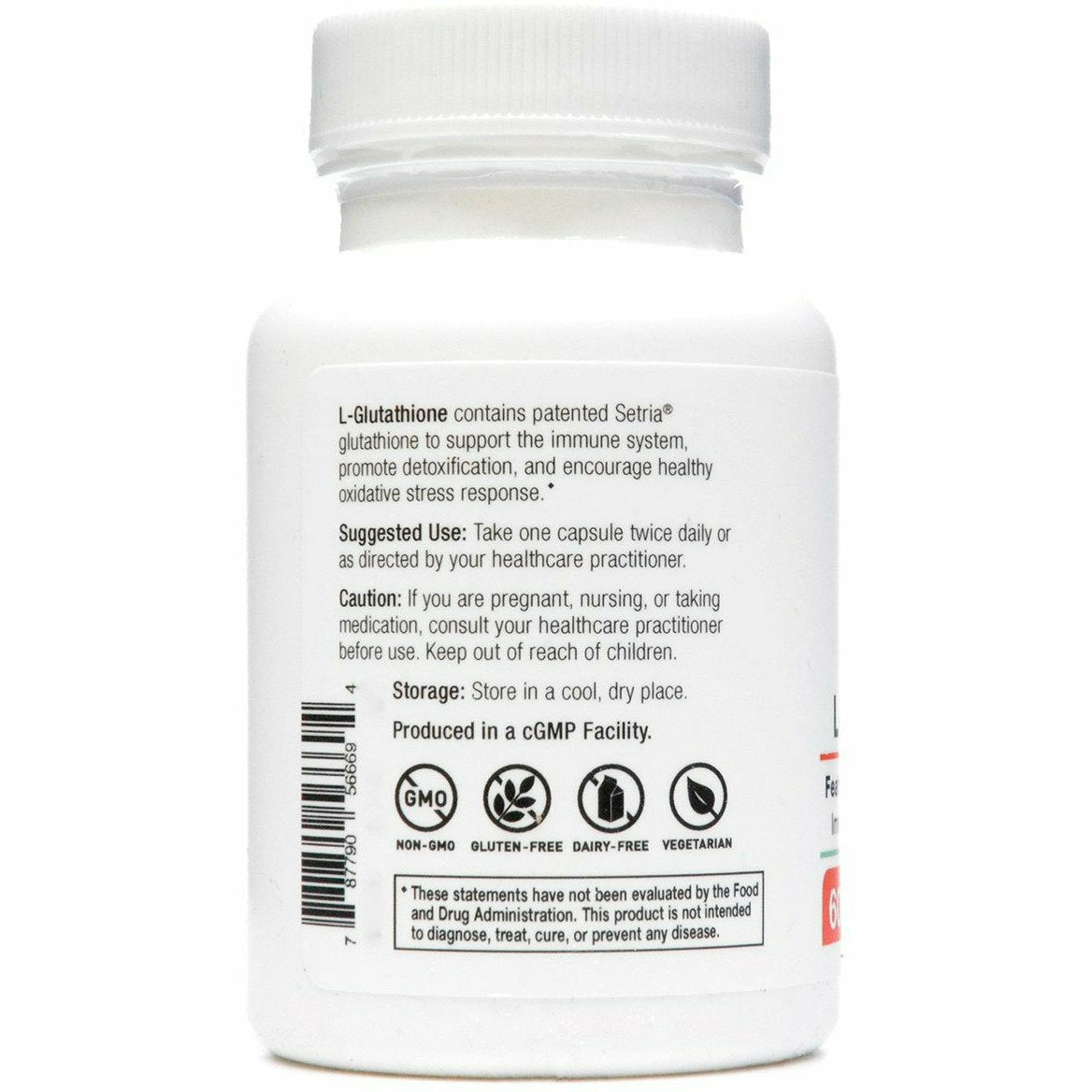 L-Glutathione 60 capsules by Nutri-Dyn