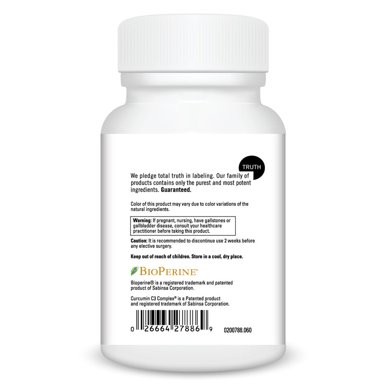 Curcumin C3 Complex 60 caps by Davinci Labs - Clinical Nutrition Centers