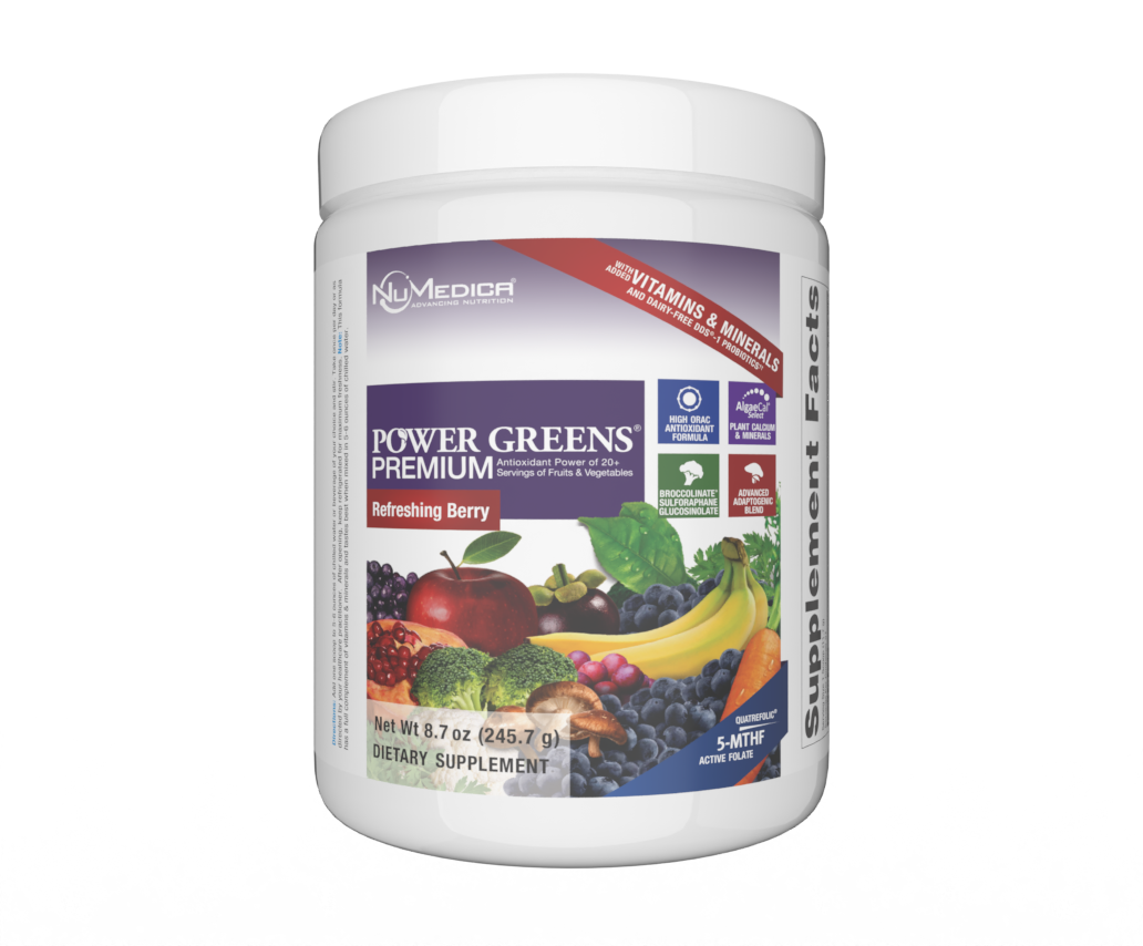 Power Greens® Premium Berry (21 servings) 8.7 oz. by NuMedica