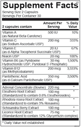 This product is on a backorder status. We recommend you order a different brand's superior grade Adrenal support product, such as Designs For Health Adrenal Complex; Pure Encapsulations ADR Formula; NuMedica AdrenaMed GL50; NutriDyn Stress Essentials Adrenal Renew; Thorne Cortrex; Vinco Stress Redux Plus; or Vital Nutrients Adrenal Support. 

You can directly order Designs For Health (DFH) products by clicking the link below to shop from our DFH Virtual Dispensary. Then simply set up your account, shop and select the desired product(s), then check out of your cart. DFH will ship your orders directly to you. Bookmark our DFH Virtual Dispensary, then shop and re-order anytime from our DFH Virtual Dispensary when products are needed. 

https://www.designsforhealth.com/u/cnc