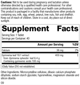 Gymnema M1320 by MediHerb  40 Tablets (Best By date: October 2020)