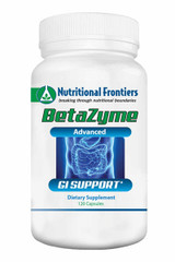 BetaZyme by Nutritional Frontiers 120 vege capsules Best by date 10/2022