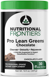 Pro Lean Greens Chocolate by Nutritional Frontiers 10.9 oz (309 g)