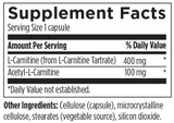 Carnitine Synergy™ 120 capsules by Designs For Health