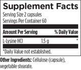 L-Lysine 120 capsules by Designs For Health