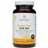 Omega Pure DHA 600 180 Softgels by Nutri-Dyn