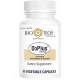 D3Plus by Bio-Tech - 60 Vegetable Capsules