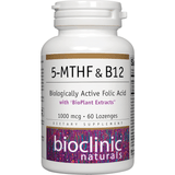 5-MTHF & B12 60 lozenges By Bioclinic Naturals