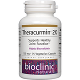Theracurmin 2X 75 vegcaps By Bioclinic Naturals