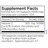 Vitamin C Powder [Reduced Acidity] 1 lb by Metabolic Maintenance