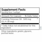 Evening Primrose Oil 500 mg 180 gels by Metabolic Maintenance