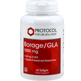 Borage/GLA 1000 mg 60 softgels by Protocol For Life Balance