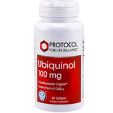 Ubiquinol 100 mg 60 gels by Protocol For Life Balance