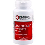 Bromelain 2400 GDU/g 500 mg 90 vcaps by Protocol For Life Balance