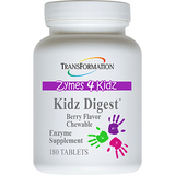 Kidz Digest Chewable by Transformation Enzyme - 180 Chewable Tablets