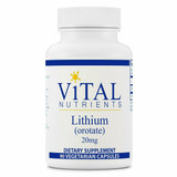 Lithium (orotate) 20 mg 90 vcaps by Vital Nutrients