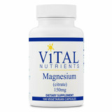Magnesium (Citrate) 150 mg 100 caps by Vital Nutrients