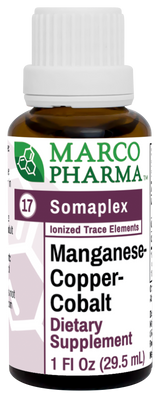 Manganese Copper Cobalt Somaplex No. 17 by Marco Pharma 1 oz (29.5 ml)