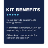 Energy Boost Kit by CellCore Biosciences Mitochondrial Support*, Detoxification Support*, Drainage Support*