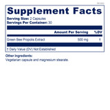 Brazilian Green Propolis - 60 Vegetarian Capsules By BioPure