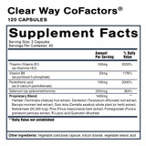 Clear Way Cofactors® 120 capsules 75 Capsules By Quick Silver From Clinical Nutrition Centers
