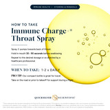 Immune Charge+® Throat Spray NET WT 0.9 FL OZ (27ML) By Quick Silver From Clinical Nutrition Centers