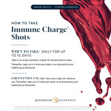 Immune Charge+® Shots (12 Single Serving Shots) By Quick Silver From Clinical Nutrition Centers