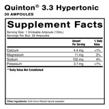 Quinton® Hypertonic Ampoules (30 Sachets) By Quick Silver From Clinical Nutrition Centers