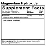 Magnesium Hydroxide 120 CAPSULES By Quick Silver From Clinical Nutrition Centers