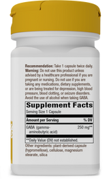 GABA - 60 capsules By Nature's Way