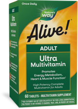 Alive!® Adult Ultra Multivitamin - 60 tablets By Nature's Way