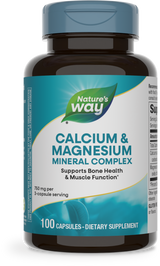Calcium & Magnesium - 100 capsules By Nature's Way