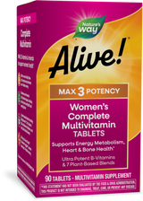 Alive!® Max3 Potency Women's Complete Multivitamin - 90 tablets By Nature's Way