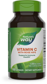 Vitamin C with Rose Hips - 100 capsules By Nature's Way