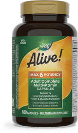 Alive!® Max6 Max Potency Daily Multivitamin - 90 capsules By Nature's Way