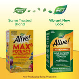 Alive!® Max6 Max Potency Daily Multivitamin - 90 capsules By Nature's Way