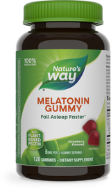 Melatonin Gummies - 120 gummies / Strawberry By Nature's Way