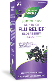 Sambucus Flu Relief Elderberry Syrup - 4 fl oz (120 ml) By Nature's Way