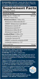 Fortify® 30 Billion Daily Probiotic Adults 50+ - 30 capsules By Nature's Way