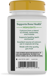 Calcium Citrate, Carbonate & Malate - 100 capsules By Nature's Way