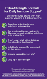 Sambucus Ultra Immune Juicy Burst - 25 chews By Nature's Way