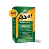 Alive!® Calcium Bone Support - 60 tablets By Nature's Way