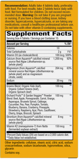 Alive!® Calcium Bone Support - 60 tablets By Nature's Way